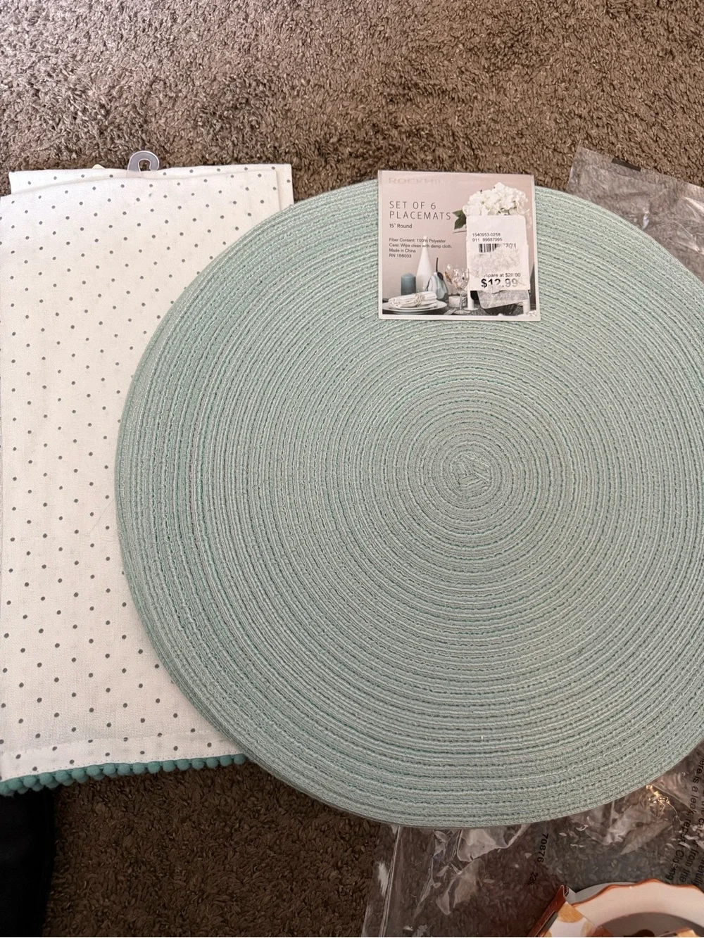 Rockhill Home decorative aqua